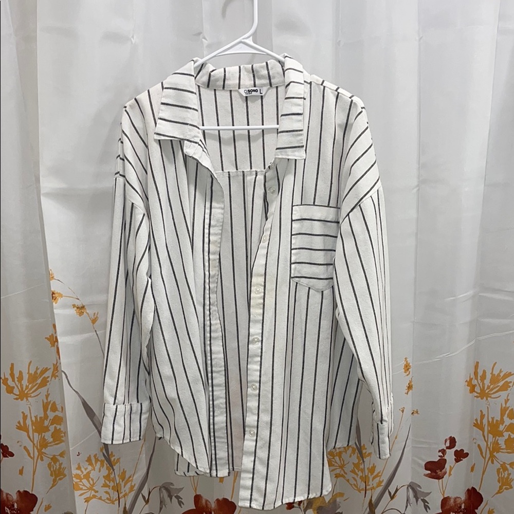 Classic Striped oversized shirt
